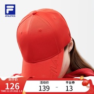 斐乐（FILA）FILA ATHLETICS 斐乐棒球帽女年冬新款运动帽百搭鸭舌帽 RD红-RD XS