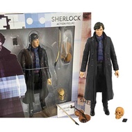 Holmes 221B Detective Sherlock Action Figure Toys Benedict Cumberbatch With Phone Collection Model