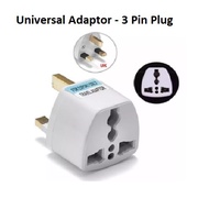 Travel Universal Plug Socket Adapter Plug 3 Pin Universal Adapter UK 3 Pin Plug AC Adapter Converter
