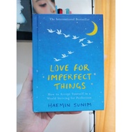 Imported Love for Imperfect Things book by Haemin Sunim (PRELOVED)