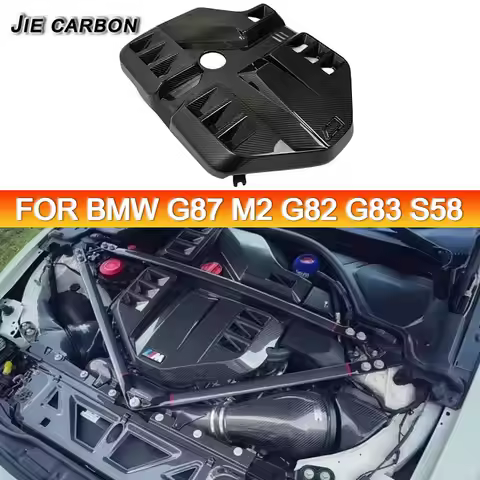 For BMW G87 M2 G82 G83 S58 G80 G81 M3 2021-2023 Carbon Fiber Front Bumper Front Hood Engine Cover St