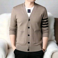 Men's Cardigan / Men's Casual Cardigan / Premium Fine Knit Cotton