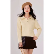 C0616 Long-sleeved cropped cardigan - Natsushi