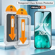 Honor X8c HD Privacy Tempered Glass For Honor X8b 400 Lite Honor 200 Lite Dust Free Installation Scr