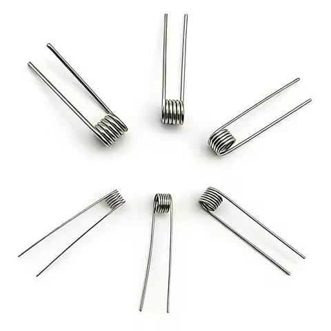 NK 50pcs Ni80 A1 SS316L Ni70 Resistance Heating Coil Wire for Small-Scale Industry Heating AWG 22 24