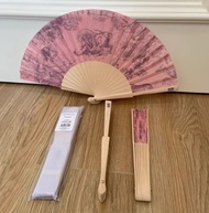 DIOR Dioriveria / 粉色沙灘 馬來西亞 event 折扇 非賣品 折扇 禮物 收藏 女朋友