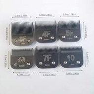 OSTER Series Black Blade Heads, Universal International Use, 3F, 4F, 5F, 7F, 10#, 40#