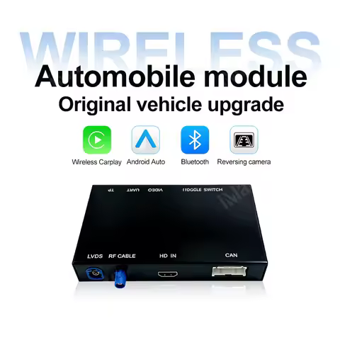 Wireless CarPlay Decoder Box for Aston Martin DB11 Vantage Android Auto Retrofit Auto Navigation Pho
