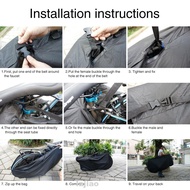 Foldable Cycling Durable Full Coverage Anti Scratch Protective Gear Dust Proof Apartment Outdoor Waterproof Bike Cover