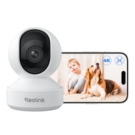 REOLINK E1 Zoom กล้องในบ้าน 4K | ซูม 3 เท่า | Wi-Fi 6 | หมุนตามอัตโนมัติ | ตรวจจับคน/สัตว์