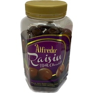 ALFREDO RAISIN MILK CHOCOLATE JAR 400G