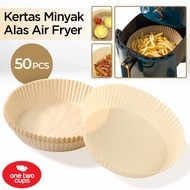 N-7 One Two Cups Air Fryer Paper Liner Oilproof 16cm 50 PCS - XK16