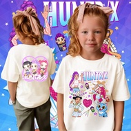 KPop Demon Hunters Movie Tshirt Kids Fashion Short Sleeve Tshirt Boys Girls KPop Demon Hunters Movie