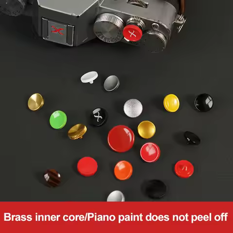 Camera Shutter Button Scew in Sticker Durable Triggers Shutter Release Button Soft SLR Camera Access