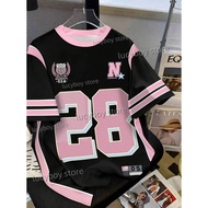 [Free Custom] No.28 Print Men Jersey Man Short Sleeves Lightweight PLUS SIZE Jersey Vintage plus siz