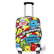 ️ Pop Bear ️ why and 1/2 Trolley Case Scratch-Resistant Protective Cover Luggage Protective Cover Elastic Thickened Luggage Cover Luggage Cover Protective Cover Dust Cover Luggage Suitcase Cover