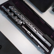 專業純銀長笛 Yamaha YFL-684H Professional Open Holes In-line Flute ~ 全新意大利 Pads