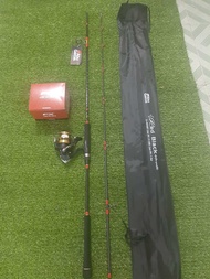 Combo Cần Máy Lure Bạo Lực Abu Red Black+ Máy FX 4000  Chính Hãng Siêu Chất Lượng