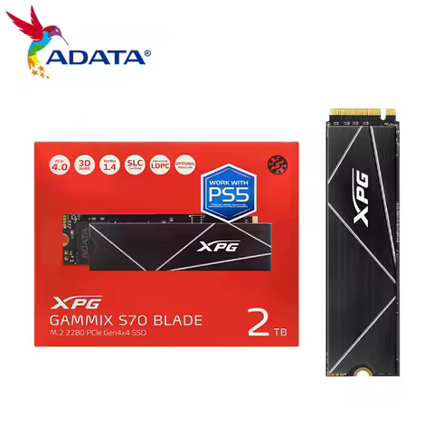 ADATA GAMMIX S70 Blade Pcle4.0x4 M.2 2280 1TB 2TB 4TB Nvme Internal Gaming SSD Max 7000Mb/s ForLapto
