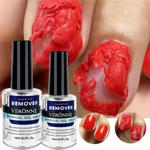 Crack-Free Nail Glue Remover, Non-Damaging Cuticle Oil, Acetone-Free Nail Polish Remover for Light R