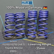 Lexus IS200 IS250 (XE2) Toyota Altezza 2005> - H&R Sport Springs