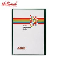 Seagull Ring Binder 3R Long 1 inches DType PVC Cover, Green - Office Supplies - Filing Supplies