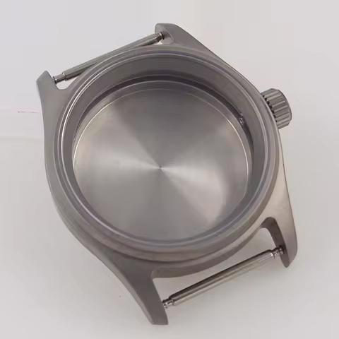 New Pilot 36mm 39mm Titanium Watch Case for miyota8215 821A ETA 2836 2834 NH34 NH35 NH36 ETA2824 PT5