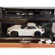 $%㊋Car Model 1 18 z4 gt3 BMW BMW Mini Cut Pure White 2011 Style Plastic abs Closed Turtle Car