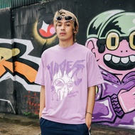 Aubrey Heritage Oversized Boxy T-Shirt HADES | Lilac Combed 24s T-Shirt