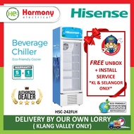 [OFFER] HISENSE 242L Showcase Chiller (R600a) HSC-242FLH Restaurant Bakery Mini Market (Delivered By