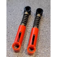 XO Red shock absorber, black tube, length 6.5L - Standard spring (code 731c05)