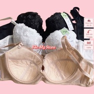 01 - Boya Lace Non-Padded Bra with Underwire for Customers with Breast Size (B75-B90)