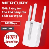 BỘ KÍCH SÓNG MERCUSYS MW300RE 3 RÂU CỰC MẠNH  CỤC THU PHÁT MỞ RỘNG SÓNG WIFI - TĂNG SÓNG WIFI CHO BẠ