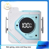 Waist Hanger Fan 9800mAh Hanging Neck/Waist Fan Rechargeable Wearable Belt Fan for Outdoor Climbing 