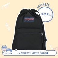 ᴀᴜ S ɴ • ᴗ JANSPORT DRAW SACK Drawstring Backpack 14L Classic Black Lightweight Casual School Bag