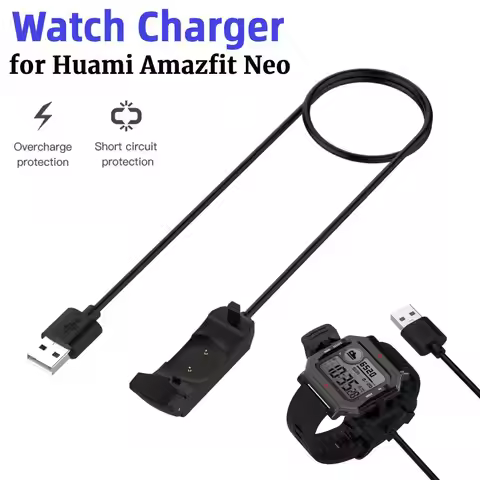 Fast USB Charging Cable for Huami Amazfit Neo Portable Charger Device Smart Watch Wireless Charging 