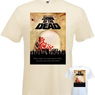 Dawn Of The Dead v20 T-Shirt White Romero Horror Movie Pattern All Sizes S To 5XL