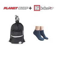 Tas Punggung Ransel Backpack Pria Wanita Planet Surf Freezy Black