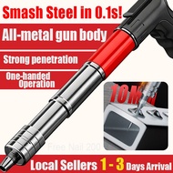 Professional 100% Steel Nail Gun Manual Steel Nail Gun Paku Gun Manual Steel Nail Gun Free Nails+Box