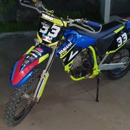 motor trail yz 450f mesin tiger 200cc stang renthal