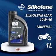 FUCHS Silkolene Max 10W-40 motorbike oil 1L bottle