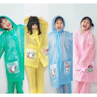 [BEST SELLER] - VS - Elmondo Children's Raincoat - Raincoat Set - Kids Raincoat - YELLOW