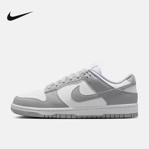 Nike Women's Dunk Low Retro 'Ash Grey/White' Spring 2025 Series Modern Heritage Lifestyle Shoes DD18