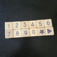 KAYU Wooden block, Wooden Alphabet Number Symbol Blocks, Wooden Alphabet blocks, Wooden Decoration