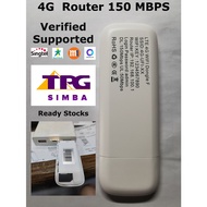 ok lah configured liao plug play SIMBA/TPG/M1/Starhub/Singtel 4G GSM SIM USB Mobile Broadband Mifi internet 1yr Warranty