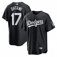 Áo Thun Bóng Chày Los Angeles Dodgers Ohtani Phiên Bản 17 Quần Áo Thể Thao Nam Không Tay Dài Màu Trơ