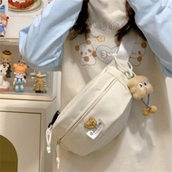 Chest Bag 胸包 小挎包 腰包 帆布休闲包包女2025新款斜挎包胸包小众百搭ins腰包夏天小挎包