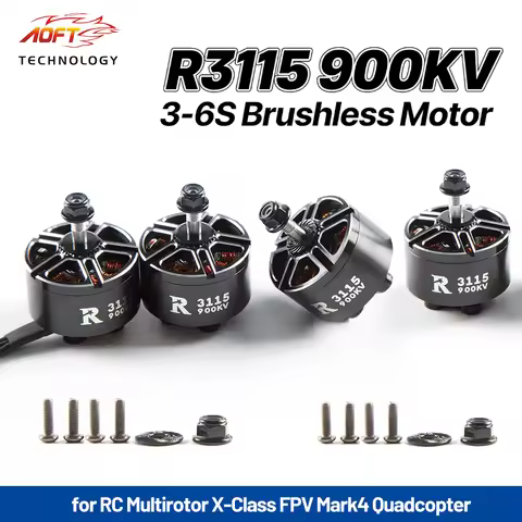 R3115 900KV 3-6S Brushless Motor for RC Multirotor X-Class FPV Cinelifter Taurus X8Pro Protek60 FPV 