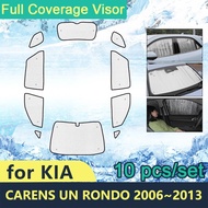Full Cover Sunshades For Kia Carens UN Rondo 2006~2013 Car Windshield Accessories Sun Protection Win