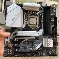Combo Main Asrock Z490M Pro4 + i7 10700F socket 1200... hàng đẹp nguyên Zin